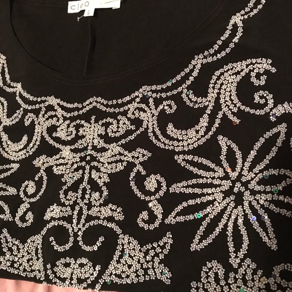 Cleo Sparkly Sleeveless Top - Picture 3 of 4